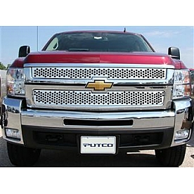 Putco Grille Insert - Polished Stainless Steel Rectangular - 84195