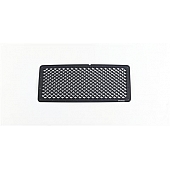 Putco Grille Insert - Black Powder Coated Aluminum Rectangular - 270524B
