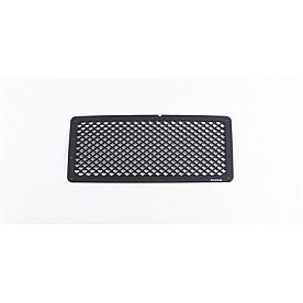 Putco Grille Insert - Black Powder Coated Aluminum Rectangular - 270524B