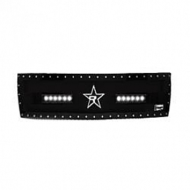 RBP (Rolling Big Power) Grille Insert - Black Stainless Steel Rectangular - 967117