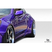 Extreme Dimensions Fender Flare - Black Fiberglass Reinforced Plastic Matte Set Of 2 - 112626