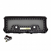 Paramount Automotive Grille - Powder Coated Black Stainless Steel - 480851