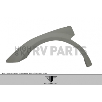 Extreme Dimensions Fender Flare - Gray Fiberglass Primered Set Of 2 - 109605-1