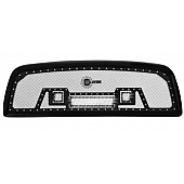 Paramount Automotive Grille - Powder Coated Black Stainless Steel - 480829