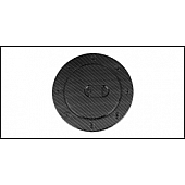 Paramount Automotive Fuel Door Cover -  Carbon Fiber ABS Plastic - 662007CF