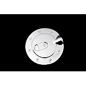 Paramount Automotive Fuel Door Cover - Triple Chrome Plated Silver ABS Plastic - 662009