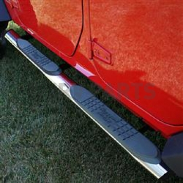 Rugged Ridge Nerf Bar 4-1/4 Inch Polished Stainless Steel - 1159308