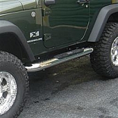 Rugged Ridge Nerf Bar 4 Inch Polished Stainless Steel - 1159309