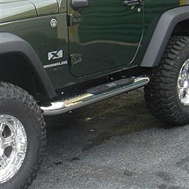 Rugged Ridge Nerf Bar 4 Inch Polished Stainless Steel - 1159309
