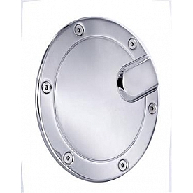 All Sales Fuel Door - Round Aluminum - 6152C