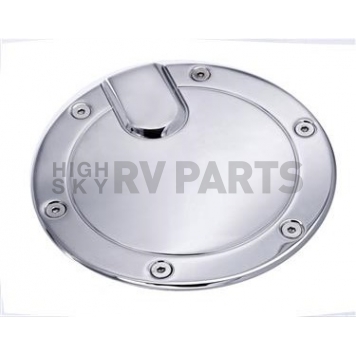 All Sales Fuel Door - Round Aluminum - 6152C-1