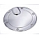 All Sales Fuel Door - Round Aluminum - 6152C