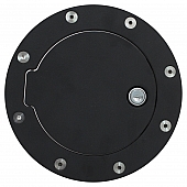 Bully Truck Fuel Door - Round Aluminum - BBS1231CK