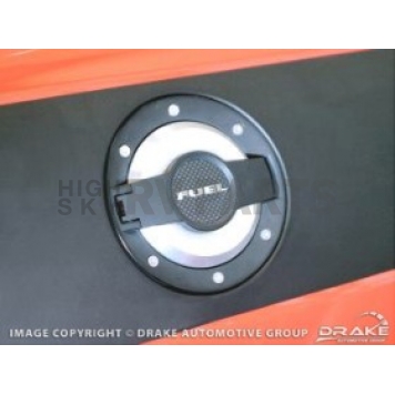 Drake Automotive Fuel Door - Round Aluminum - MO210001