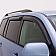 Auto Ventshade (AVS) Rainguard - Smoke Acrylic Set Of 4 - 94782