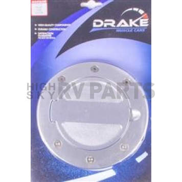 Drake Automotive Fuel Door - Round Aluminum - Z66405A26B