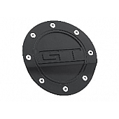 Drake Automotive Fuel Door - Round ABS Plastic With Stainless Steel Hardware - Z6640526GA