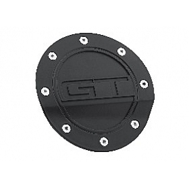 Drake Automotive Fuel Door - Round ABS Plastic With Stainless Steel Hardware - Z6640526GA