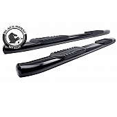 Black Horse Offroad Nerf Bar 5 Inch Steel Oval - BGM119BKBN