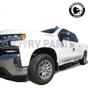 Black Horse Offroad Nerf Bar 5 Inch Steel Oval - BGM119BKBN-1