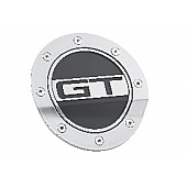Drake Automotive Fuel Door - Round ABS Plastic With Stainless Steel Hardware - Z6640526GS