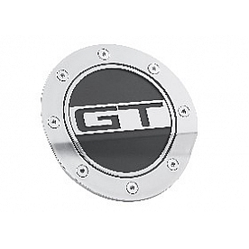 Drake Automotive Fuel Door - Round ABS Plastic With Stainless Steel Hardware - Z6640526GS