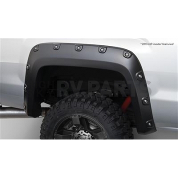 Bushwacker Fender Flare - Black Dura-Flex 2000 ABS Smooth Plastic Matte Set Of 2 - 4011802
