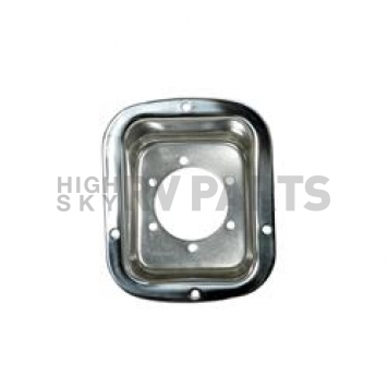 Rugged Ridge Fuel Filler Housing - Stainless Steel Polished Silver - 1113501