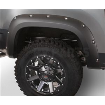 Bushwacker Fender Flare - Black Dura-Flex 2000 ABS Smooth Plastic Matte Set Of 2 - 4013802