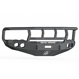 Road Armor Bumper Stealth Titan II 1-Piece Design Steel Black - 44042B