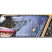 Harwood Fiberglass Windshield - Polycarbonate Clear - 42914