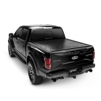 Retrax Tonneau Cover Hard Power Retractable Black Matte Powder Coated Aluminum - 90244