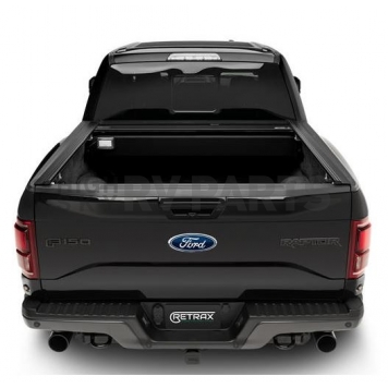 Retrax Tonneau Cover Hard Power Retractable Black Matte Powder Coated Aluminum - 90244-1