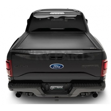 Retrax Tonneau Cover Hard Power Retractable Black Matte Powder Coated Aluminum - 90244-3
