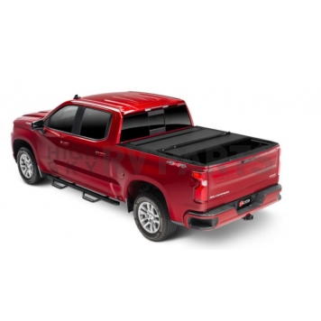 BAK Industries Tonneau Cover Hard Folding Black Matte Aluminum - 448135-1