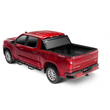 BAK Industries Tonneau Cover Hard Folding Black Matte Aluminum - 448135-2