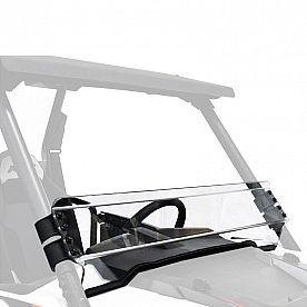 Kolpin Windshield - Half-Fixed Polycarbonate Clear - 2741