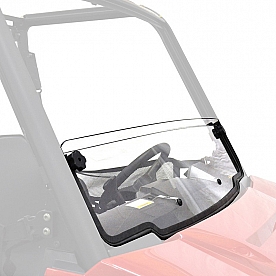 Kolpin Windshield - Half-Fixed Polycarbonate Clear - 2750