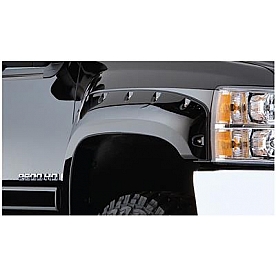 Bushwacker Fender Flare - Black Dura-Flex 2000 ABS Smooth Plastic Matte Set Of 2 - 4009702