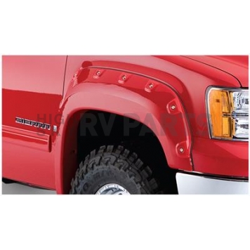 Bushwacker Fender Flare - Black Dura-Flex 2000 ABS Smooth Plastic Matte Set Of 2 - 4010502