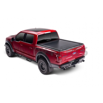 Retrax Tonneau Cover Hard Manual Retractable Black Matte Polycarbonate Plastic - T-60378