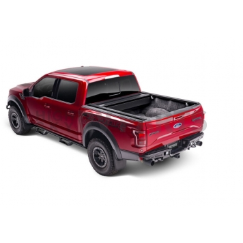 Retrax Tonneau Cover Hard Manual Retractable Black Matte Polycarbonate Plastic - T-60378-1