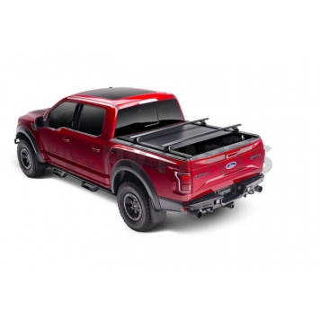 Retrax Tonneau Cover Hard Manual Retractable Black Matte Polycarbonate Plastic - T-60378-3