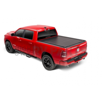 Retrax Tonneau Cover Hard Manual Retractable Black Matte Aluminum - T80379
