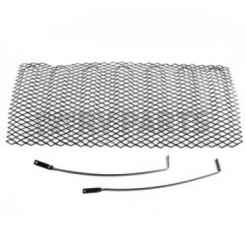 Rugged Ridge Grille Insert - Mesh Rectangular Black Gloss Powder Coated Stainless Steel - 1140131