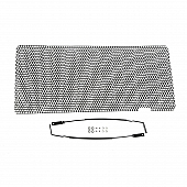 Rugged Ridge Grille Insert - Mesh Rectangular Black Powder Coated Stainless Steel - 1140132