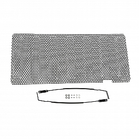 Rugged Ridge Grille Insert - Mesh Rectangular Black Powder Coated Stainless Steel - 1140132