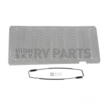Rugged Ridge Grille Insert - Mesh Rectangular Black Powder Coated Stainless Steel - 1140132