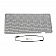 Rugged Ridge Grille Insert - Mesh Rectangular Black Powder Coated Stainless Steel - 1140132