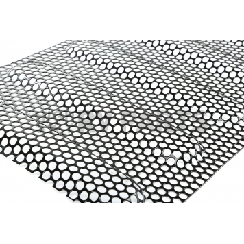 Rugged Ridge Grille Insert - Mesh Rectangular Black Powder Coated Stainless Steel - 1140132-1